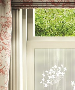 Patterned Window Film - Fiori