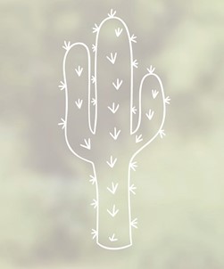 Patterned Window Film - Cactus