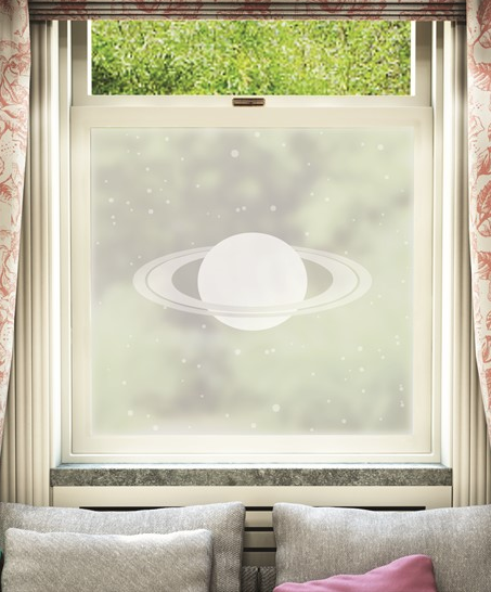 Patterned Window Film - Saturn
