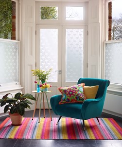 Patterned Window Film - Flamenco