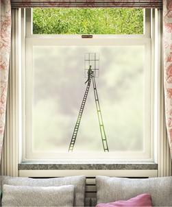 Step Ladder in Position by Rob Ryan