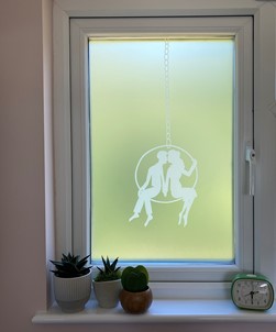 Couple in a Hoop by Rob Ryan