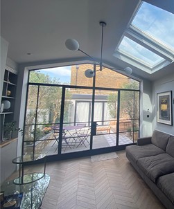 Window Film for Conservatory Side Windows - Clear UV