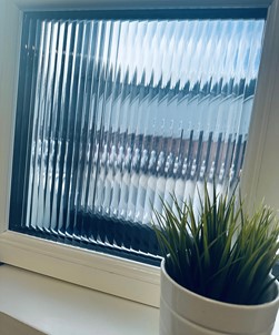 Evoke® Blue Reeded Window Film