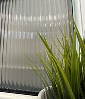 Evoke® Smoke Reeded Window Film
