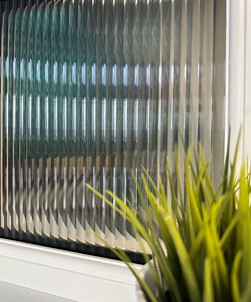 Evoke® Smoke Reeded Window Film